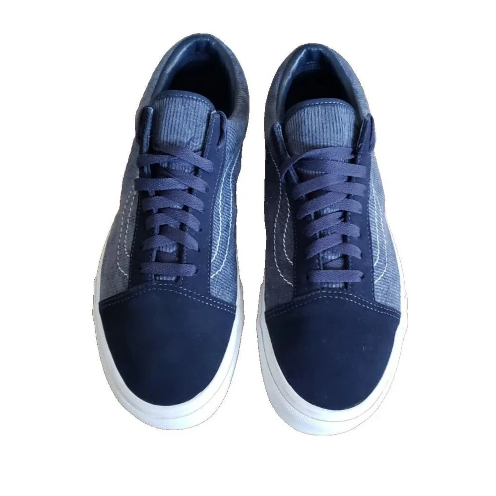 Vans Old Skool Paisley Parisian Night Blue True White Shoes Men's Size 11.5 NEW
